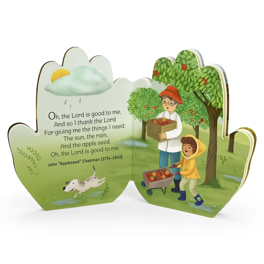 God Is Good Praying Hands Shaped Book