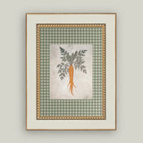 Carrot Framed Art 4x6"