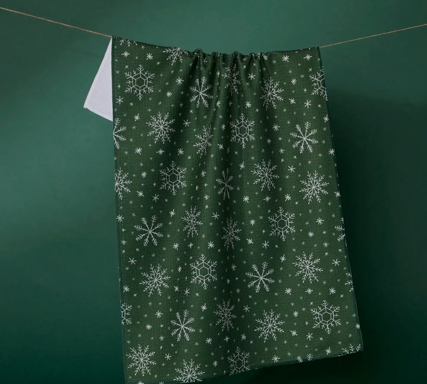 Christmas Geometry Tea Towel 18x30