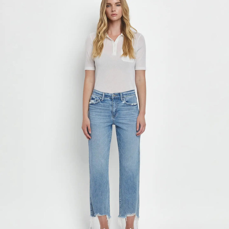 Fonda Straight Vervet Jeans