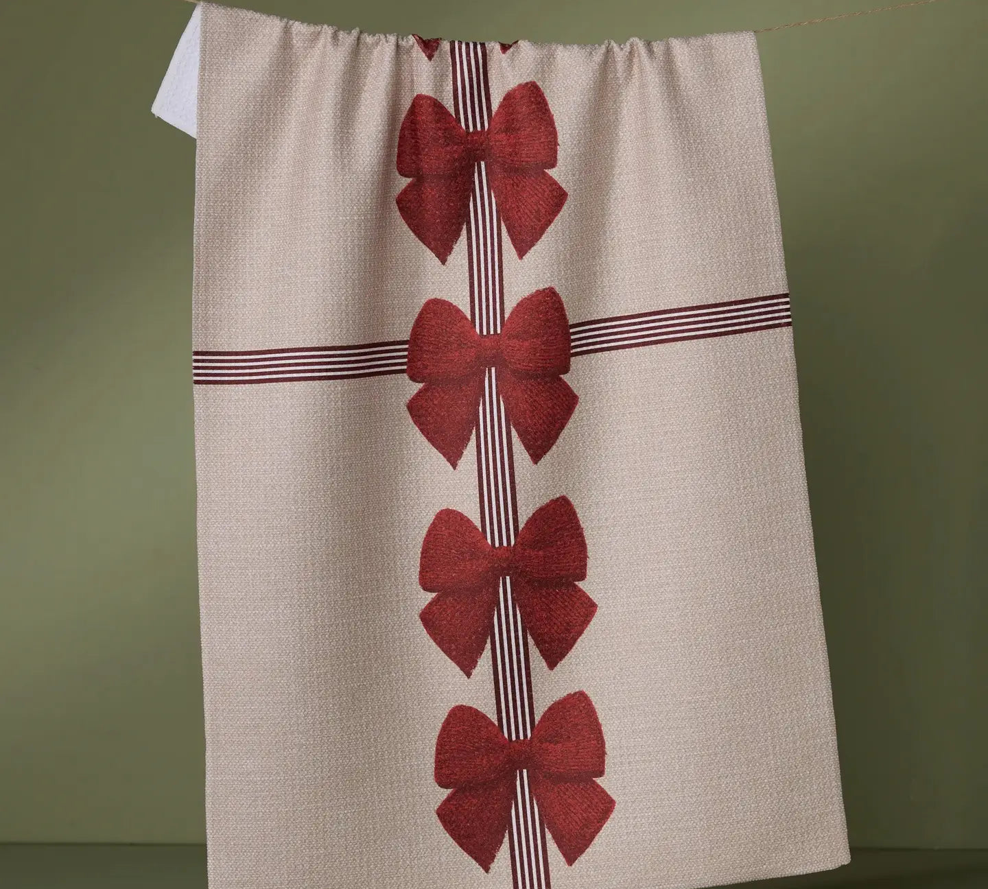 Christmas Geometry Tea Towel 18x30