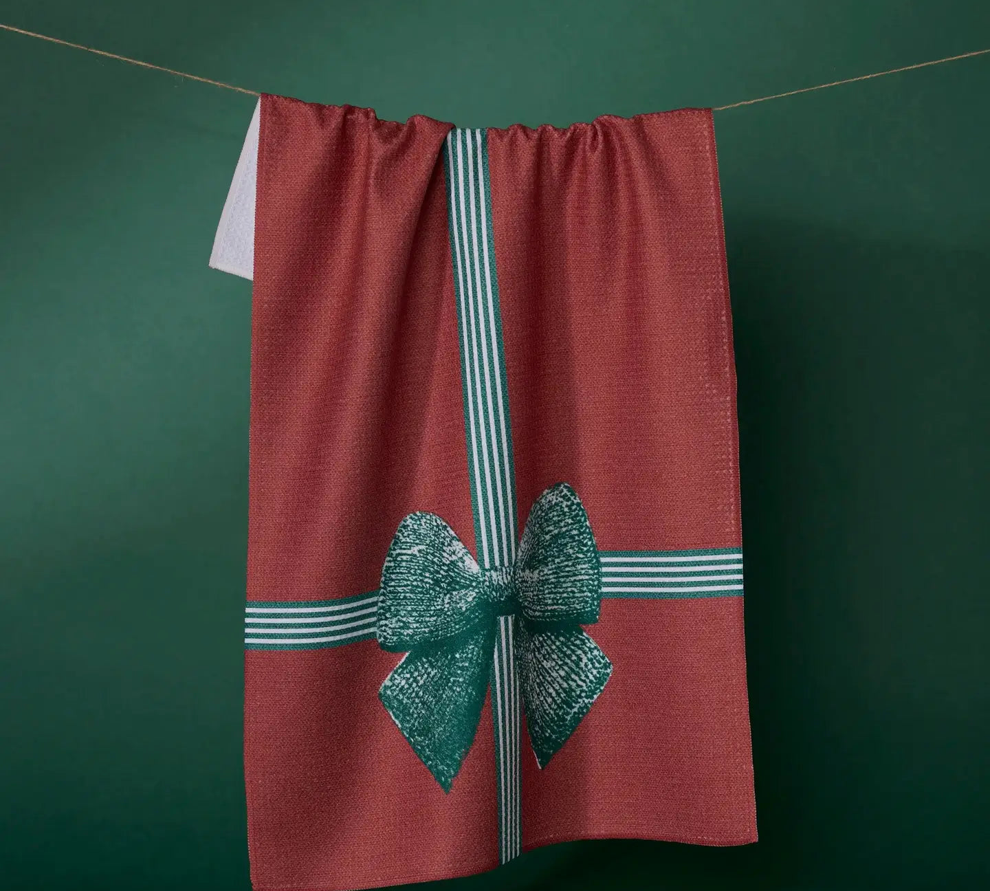 Christmas Geometry Tea Towel 18x30