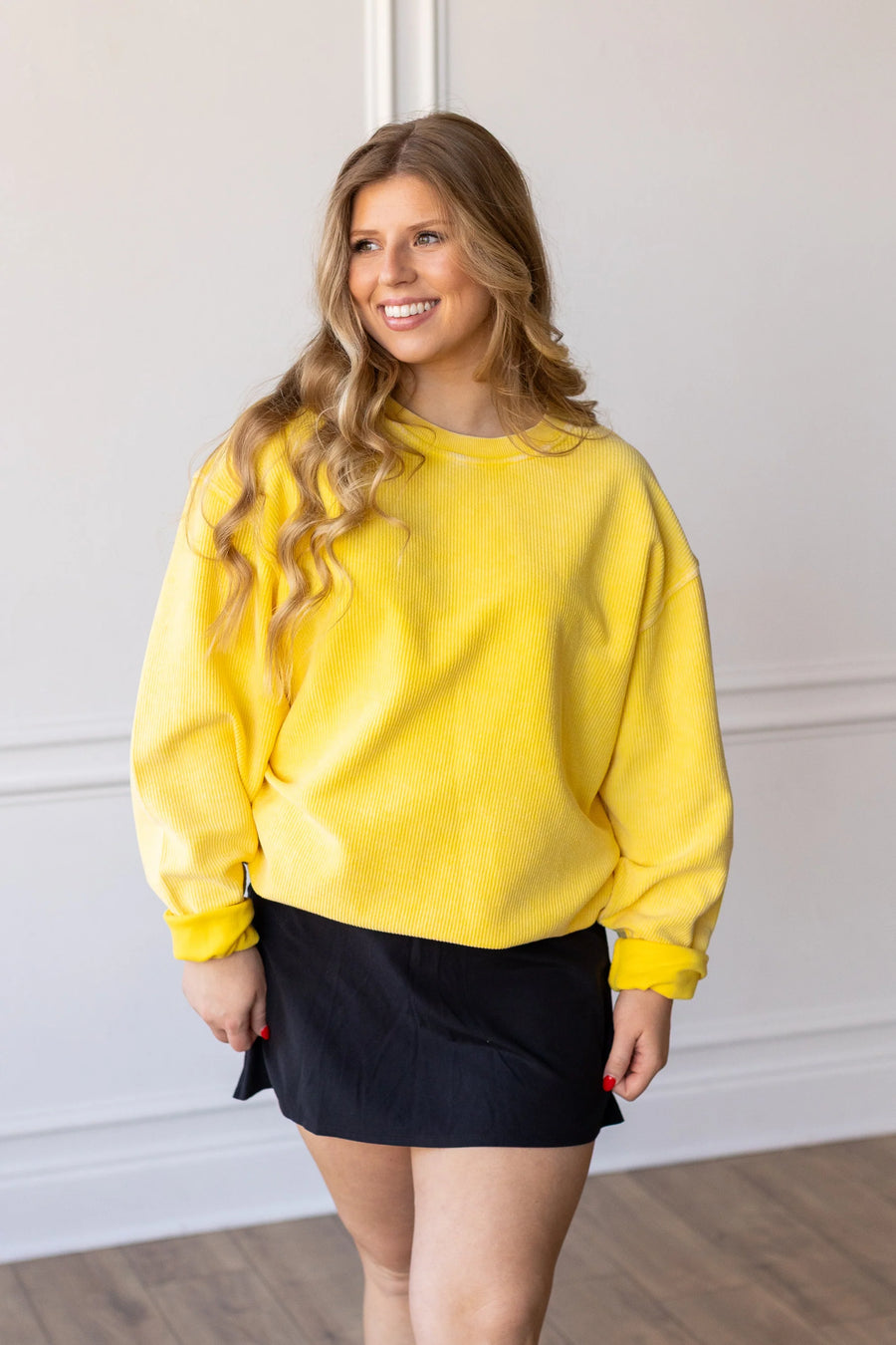 Bold Luxe Corded Crew