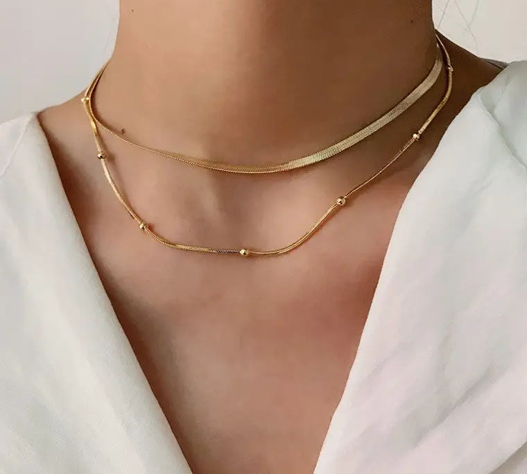 Waterproof Stainless Steel Chain Necklace