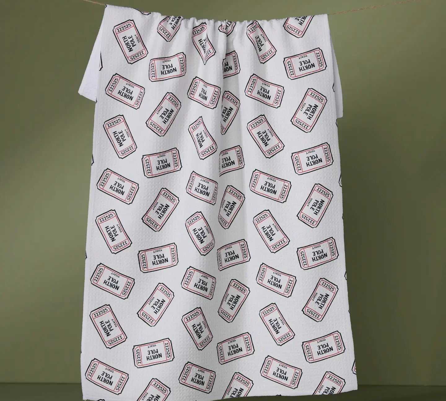 Christmas Geometry Tea Towel 18x30