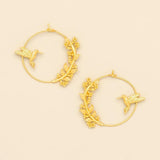 Refined Icon Earring- Hummingbird