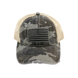 CC USA Flag Camo Ball Cap