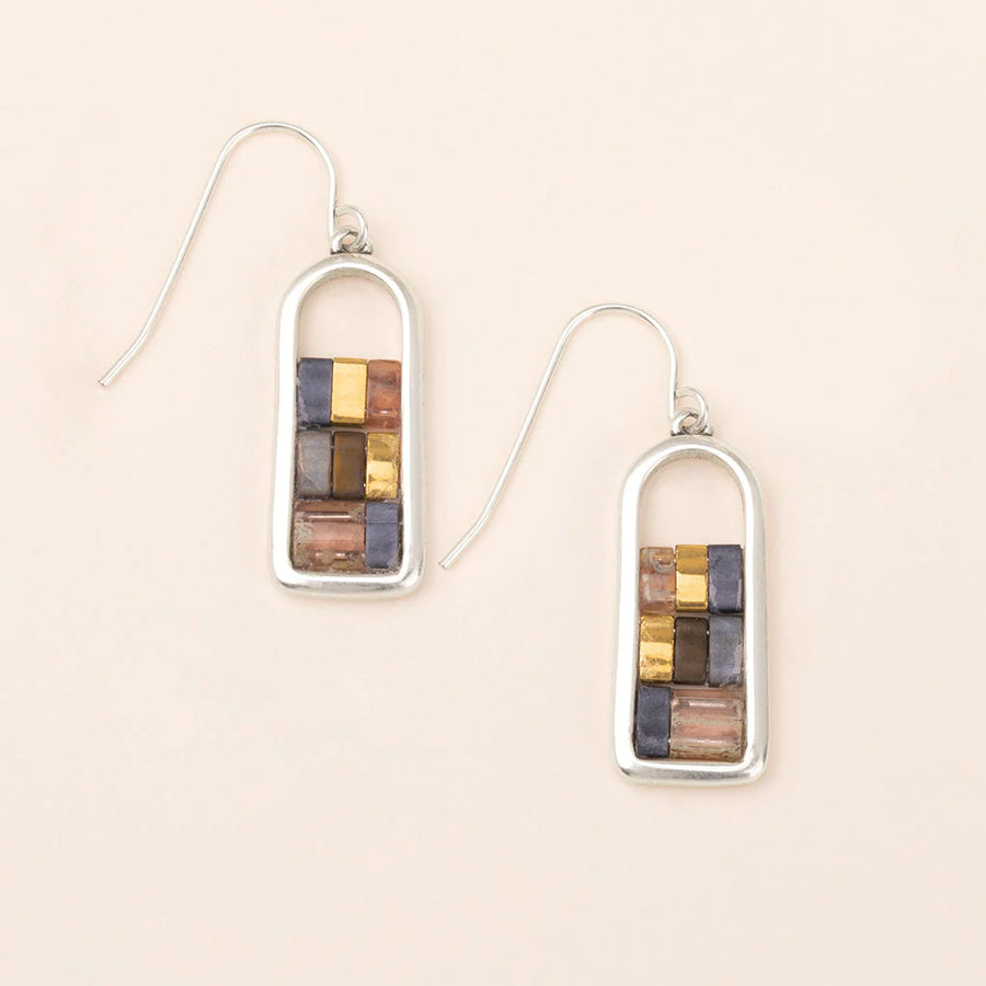 Good Karma Miyuki Frame Earring