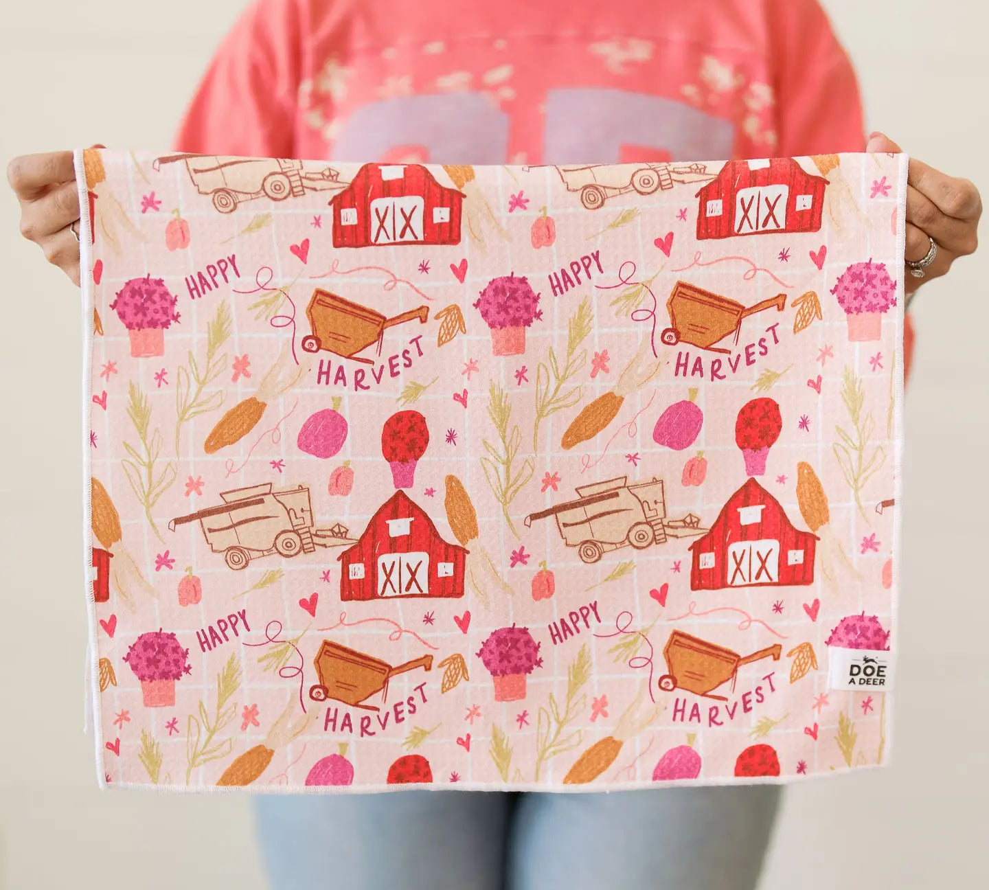 Doe a Deer Waffle Towel