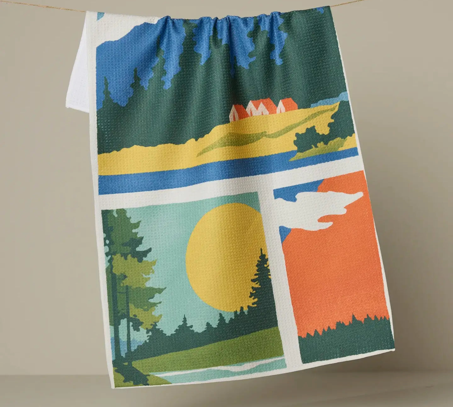 Geometry Tea Towel 18x30"