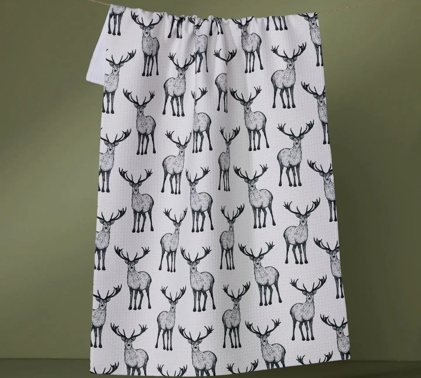 Christmas Geometry Tea Towel 18x30