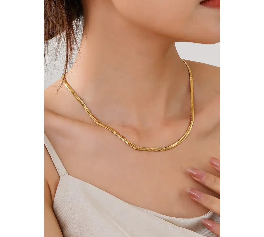 Waterproof Stainless Steel Chain Necklace