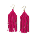 Michele Beaded Fringe Earrings