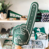 Number 1 Wolves Foam Finger