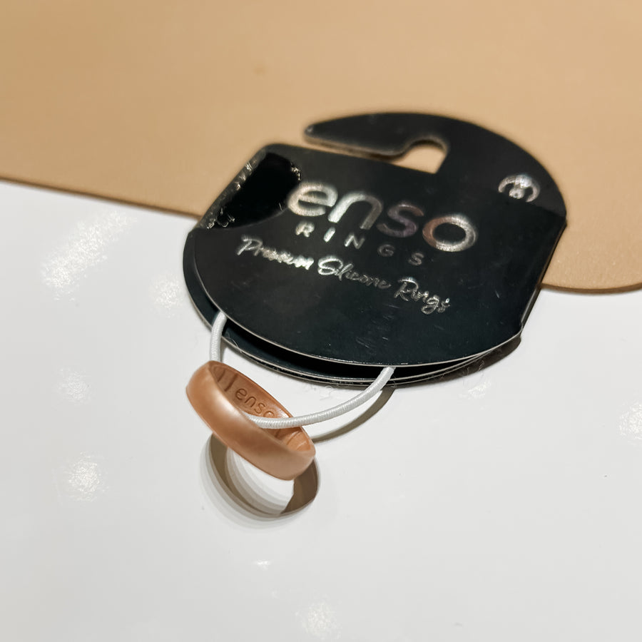 Enso Elements Thin Rose Gold Ring