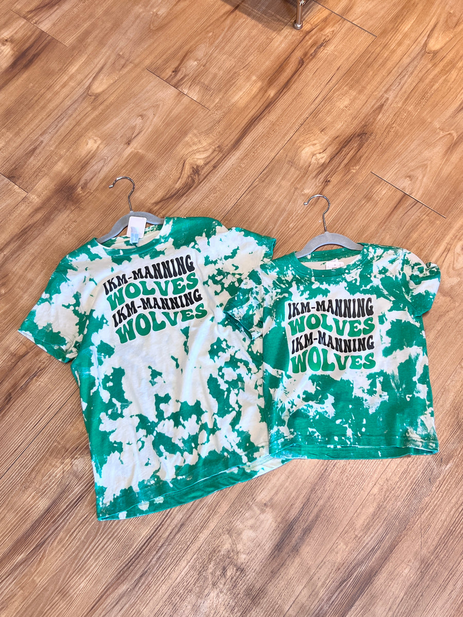 Kids Wavy IKM-Manning Wolves Bleached Tee
