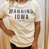 Block Letter Manning Tee