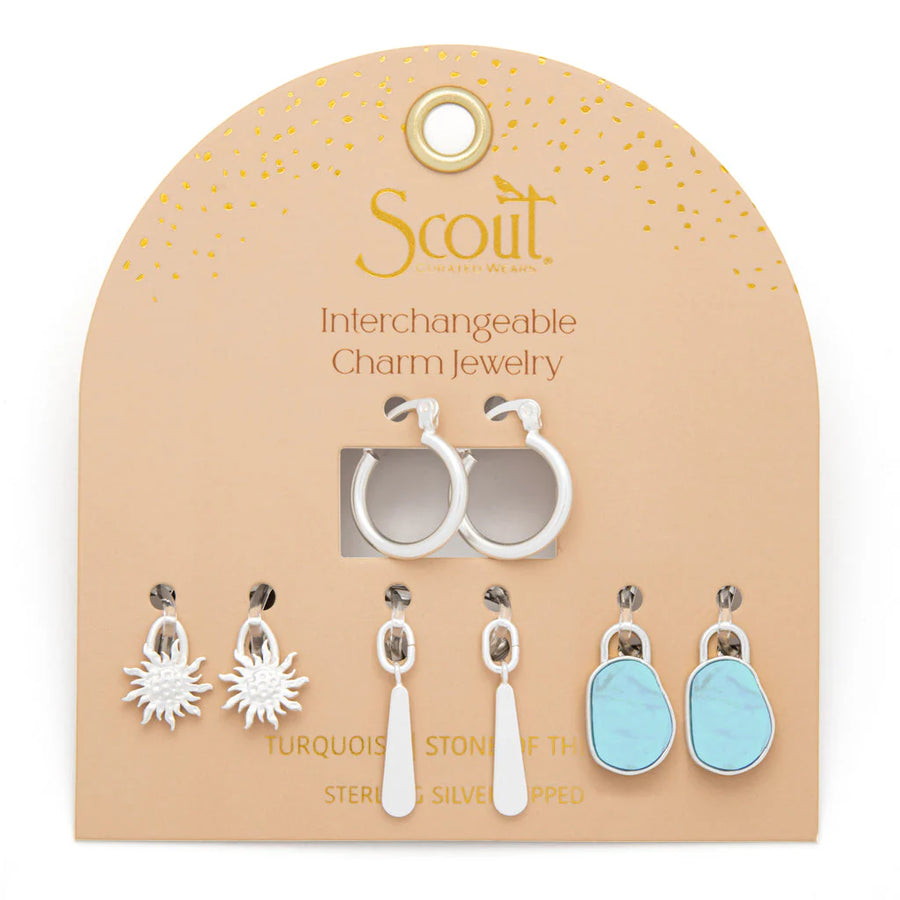 Interchangeable Charm Earring