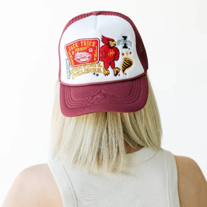 ISU Layer Patch Trucker Hat