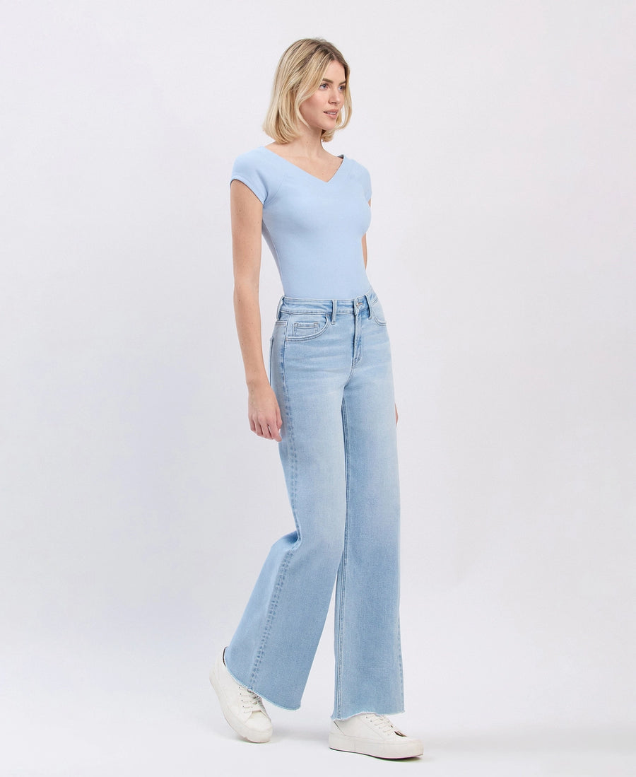 Judy Wide Leg Vervet Jeans