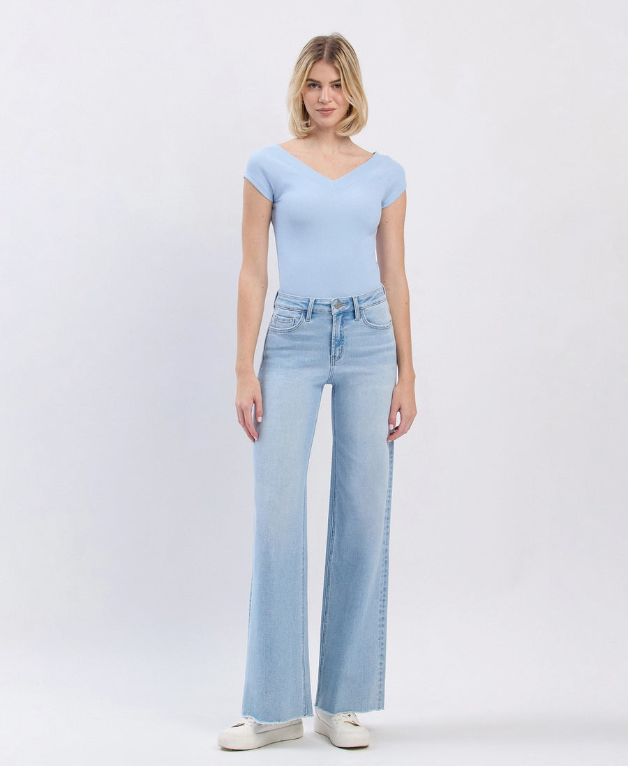 Judy Wide Leg Vervet Jeans