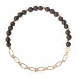 Mini Stone w/Chain Stacking Bracelet