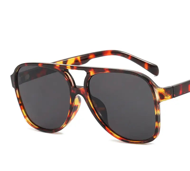 Vintage Double Bridge Aviator Sunglasses