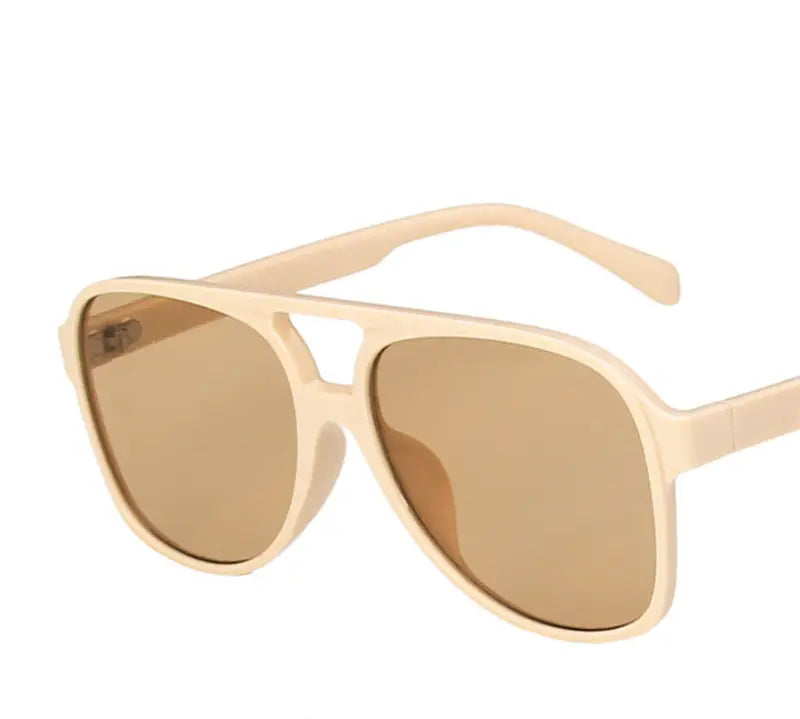 Vintage Double Bridge Aviator Sunglasses