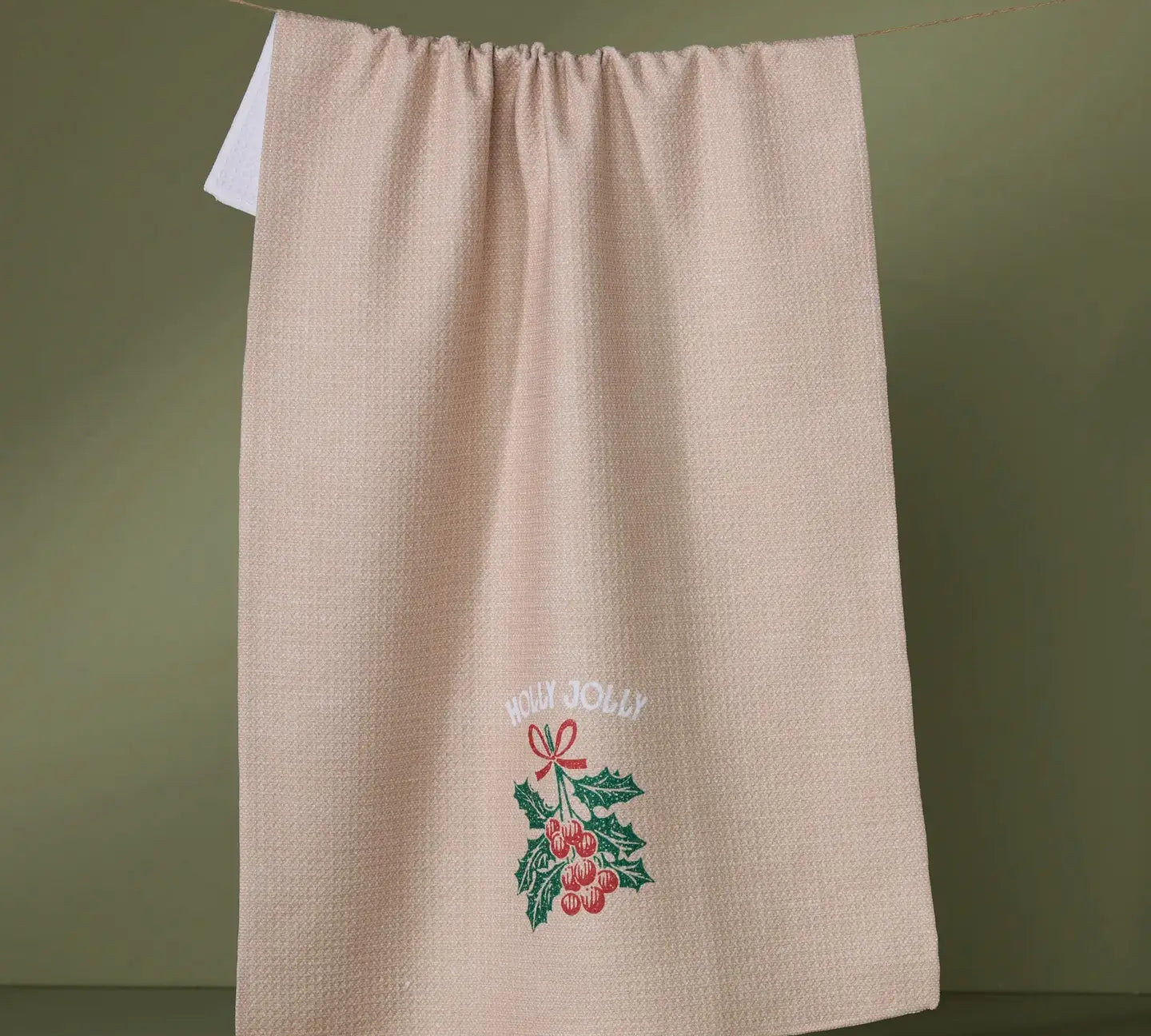 Christmas Geometry Tea Towel 18x30