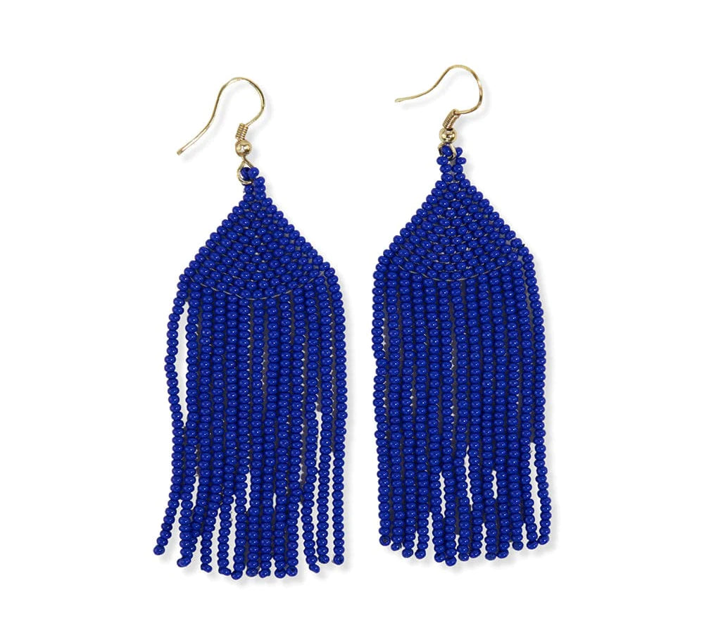Michele Beaded Fringe Earrings