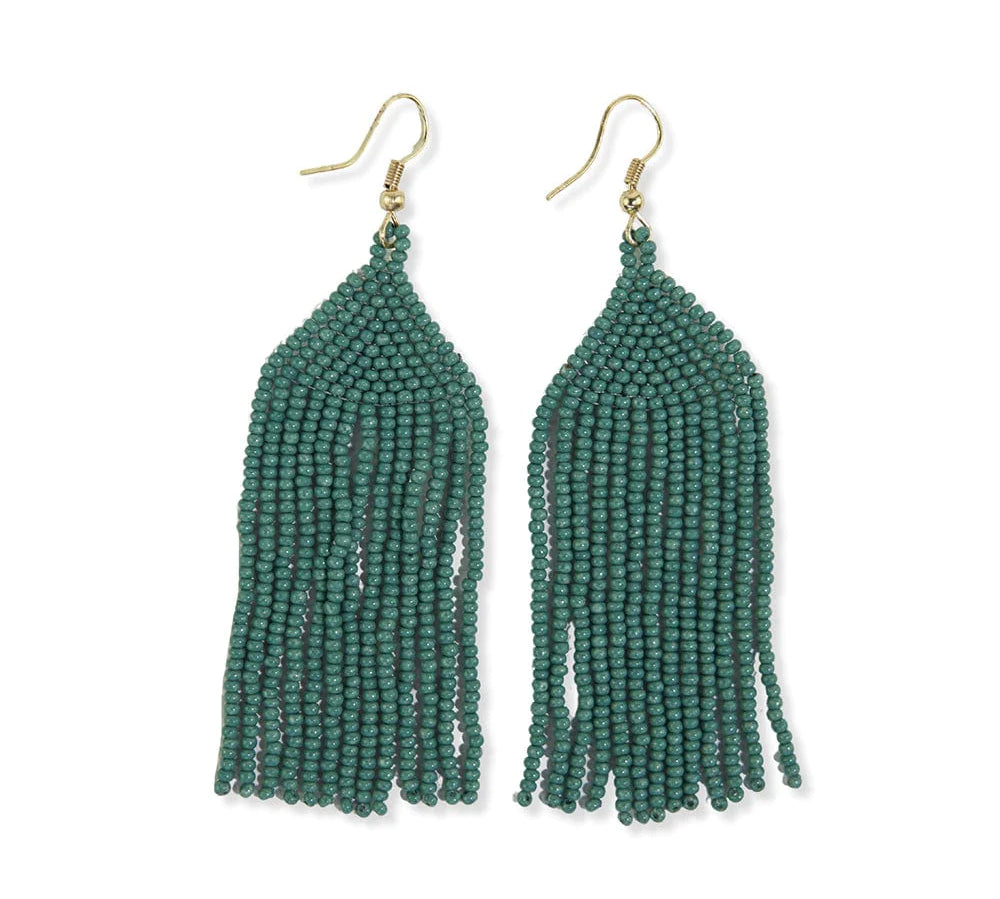 Michele Beaded Fringe Earrings