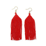 Michele Beaded Fringe Earrings