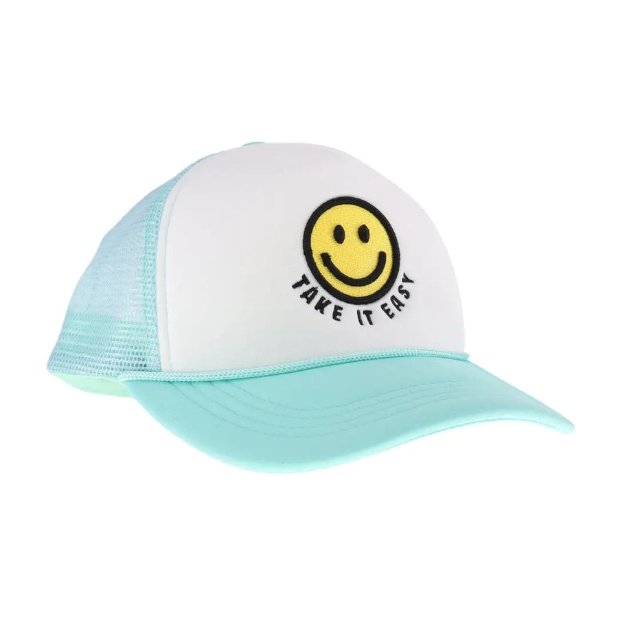 CC Take it Easy Smiley Trucker Hat