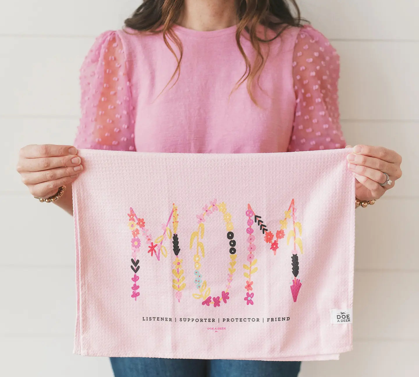 Doe a Deer Waffle Towel