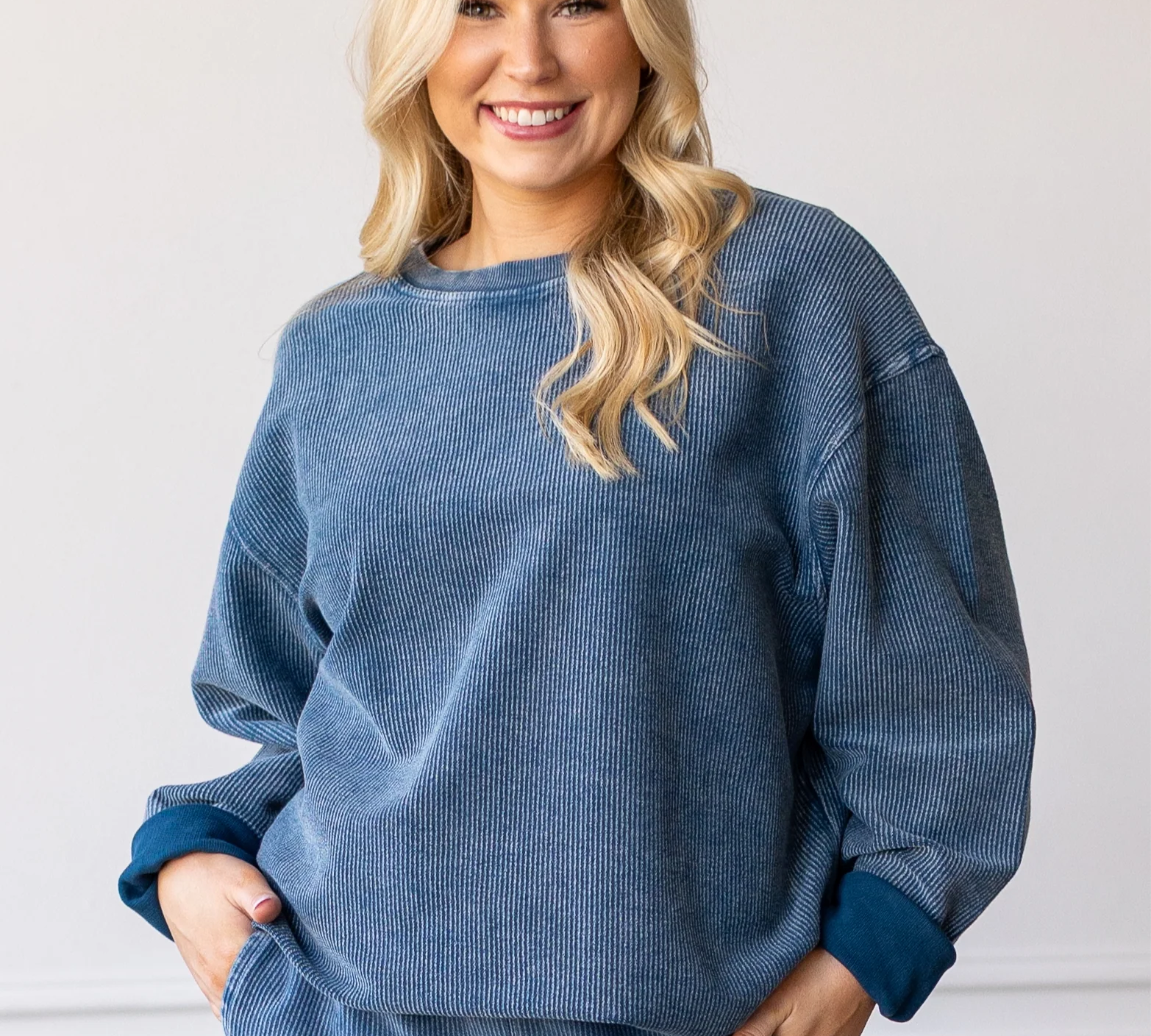 Bold Luxe Corded Crew