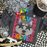 Youth Neon Wolves Sweatshirt