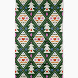 Christmas Geometry Tea Towel 18x30
