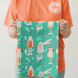 Doe A Deer Full Pattern Towel