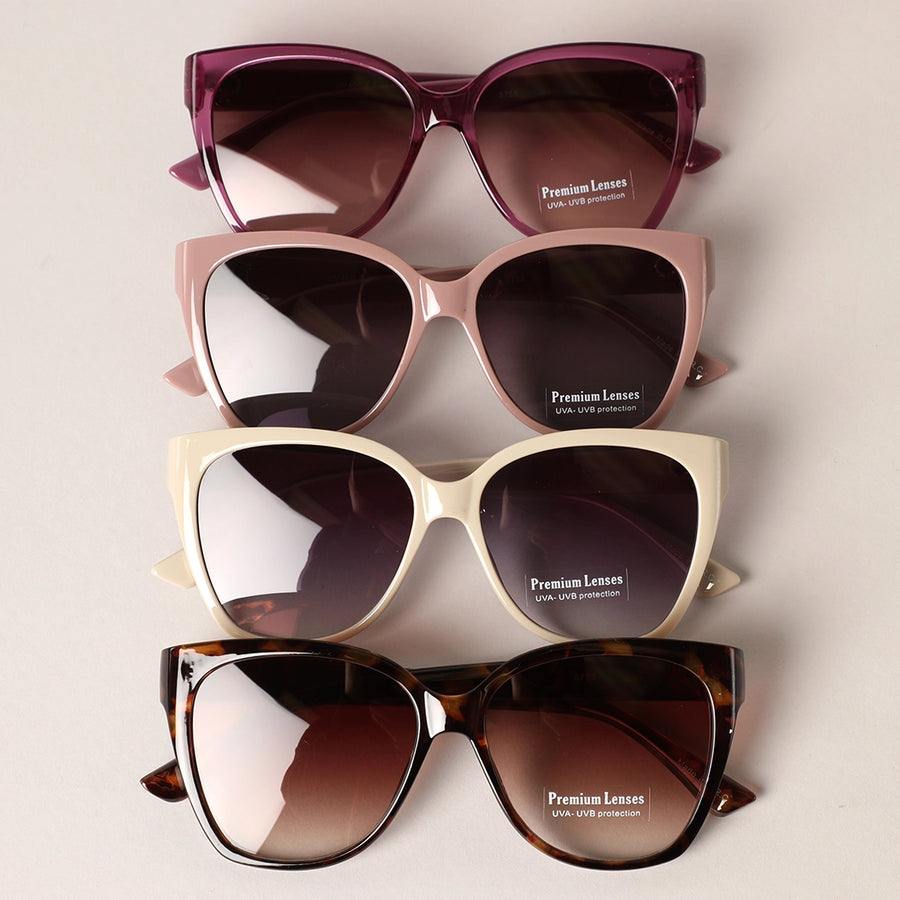 One Tone Frame Casual Sunglasses