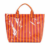 Preppy Pool Striped Tote Bag