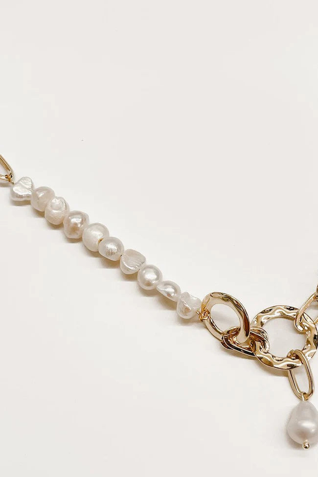 Pacific Pearl Link Chain Necklace