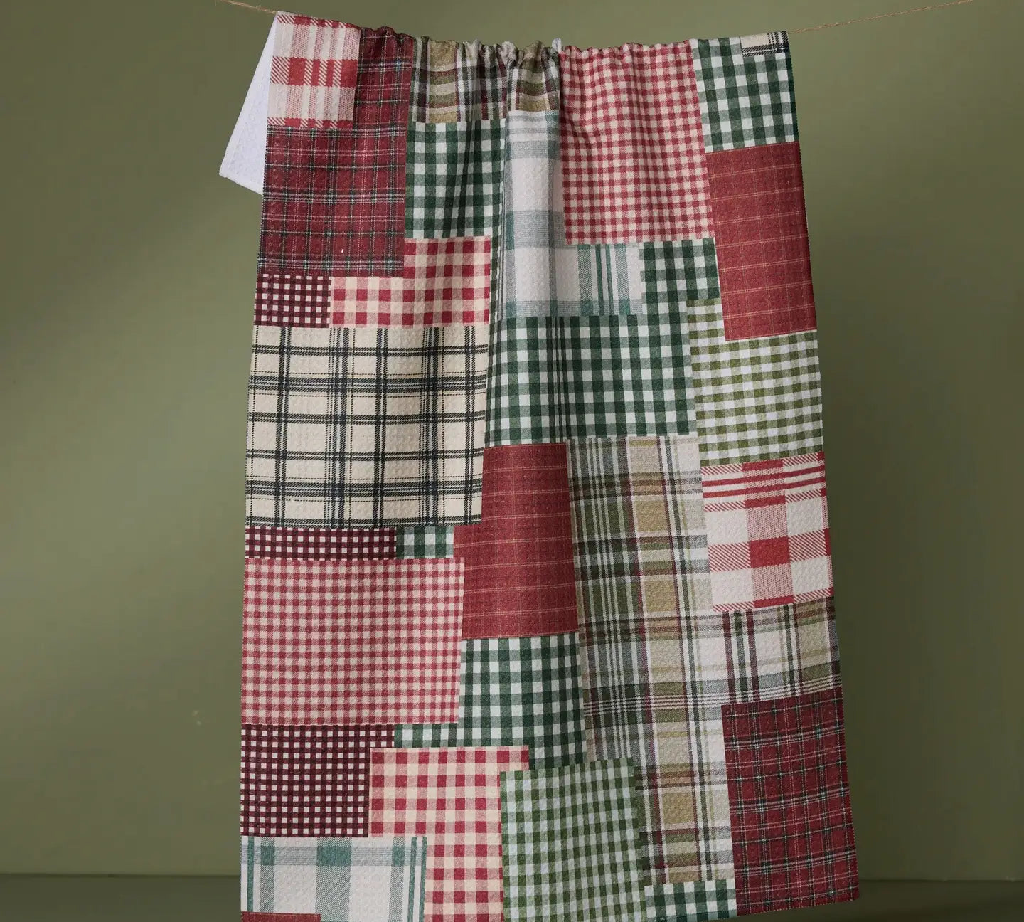 Christmas Geometry Tea Towel 18x30
