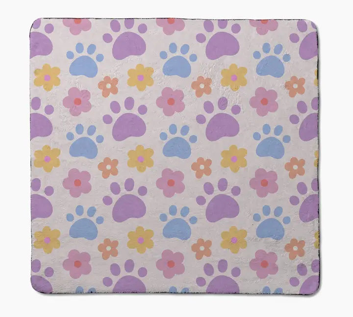 Geometry Plush Dog Towel
