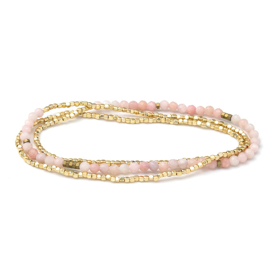 Delicate Stone Wrap Bracelet