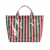 Preppy Pool Striped Tote Bag