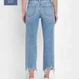 Plus Fonda Straight Vervet Jeans