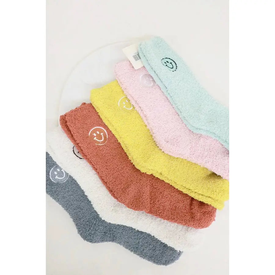 Cozy Smiley Socks