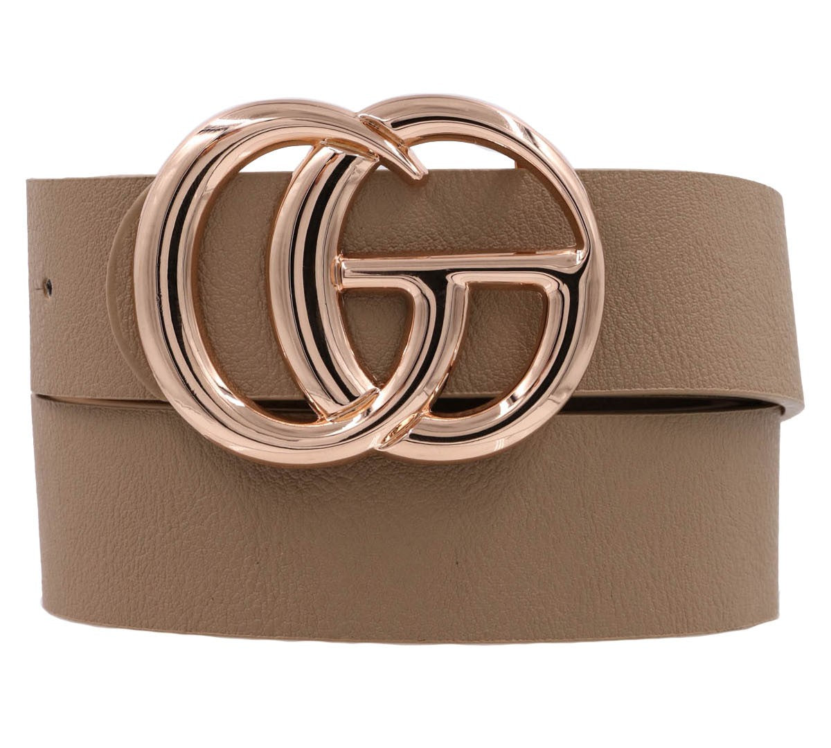 Plus Faux Leather Buckle Belt