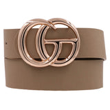 Plus Faux Leather Buckle Belt