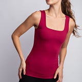 Plus Butter Soft Square Neck Tank Top